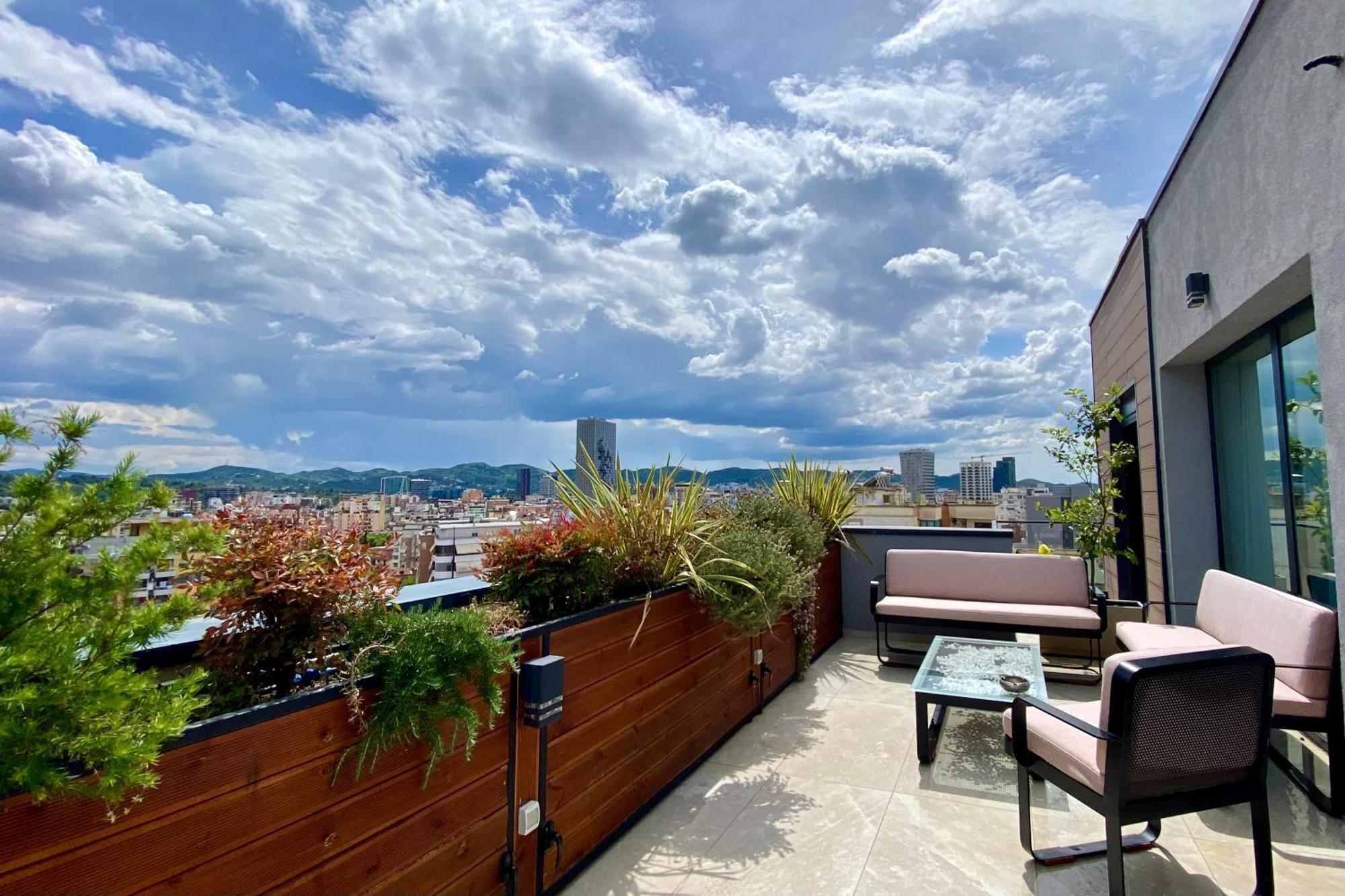 "Superattico" - Central Tirana Gorgeous Penthouse, Free Parking Экстерьер фото